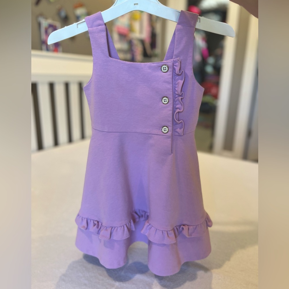 Janie and Jack Lilac Loves Dress, Girls Size 4